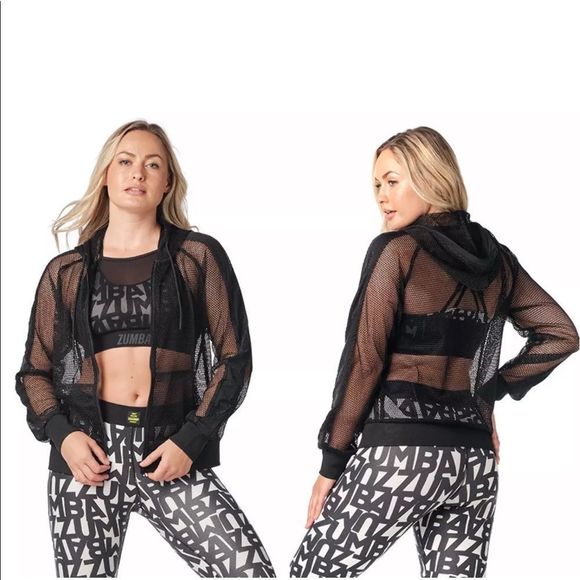 Zumba Fitness Jackets & Blazers - ZUMBA mesh zip up jacket nwt available in medium and large